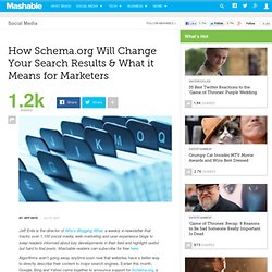 How Schema.org Will Change Your Search Results & What it Means for Marketers