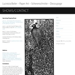 Lucrezia Bieler - Paper Art - Scherenschnitte - Decoupage