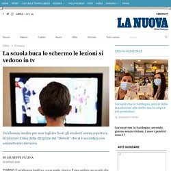 La scuola buca lo schermo le lezioni si vedono in tv - La Nuova Sardegna Olbia