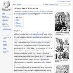 Johann Jakob Scheuchzer