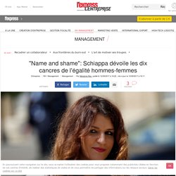 "Name and shame": Schiappa livre le nom des cancres de l'égalité hommes-femmes