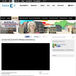 Le gaz de schiste prend son envol - 11/01/2014 - News et vidéos en replay - Avenue de l'Europe