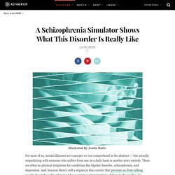Schizophrenia Simulation - Symptoms, Voices