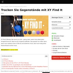 Schlüsselfinder, die XY Find It