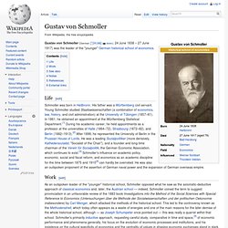 Gustav von Schmoller