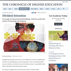 Scholars Turn Their Attention to Attention - The Chronicle Review