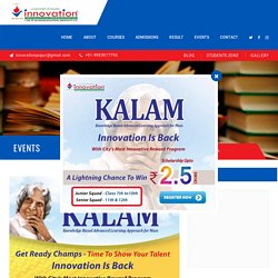 KALAM Scholarship Exam - Innovation Institute Jaipur