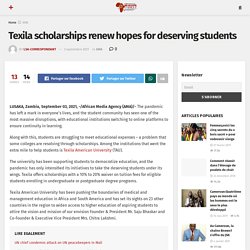 Texila scholarships renew hopes for deserving students - Les Scoops d'Afrique