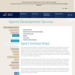 Sport Scholarships DCU