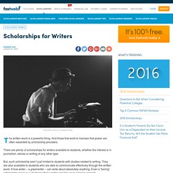 Scholarships for Writers