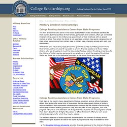 Scholarships for Military Children