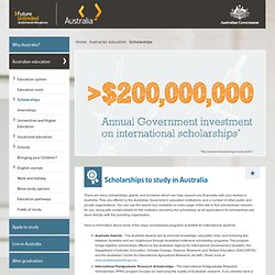 Scholarships - Study in Australia