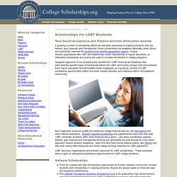 College Scholarships for Lesbian, Gay, Bisexual, and Transexual (LGBT) Students