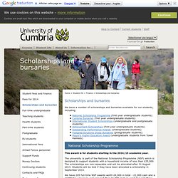 Scholarships and bursaries