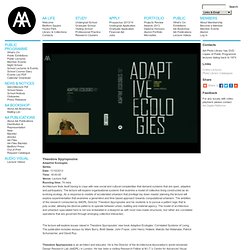 AA SCHOOL OF ARCHITECTURE - Lectures Online