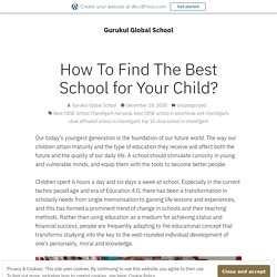 How To Find The Best School for Your Child? – Gurukul Global School