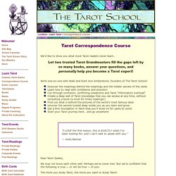 The Tarot School: Correspondence Course