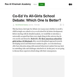 Co-Ed Vs All-Girls School Debate: Which One Is Better?