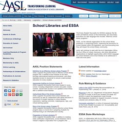 School Librarians and the Every Student Succeeds Act (ESSA)