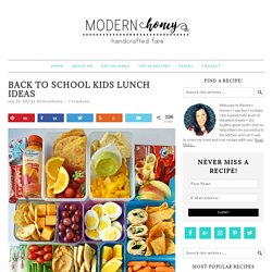 Back to School Kids Lunch Ideas