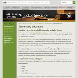 W&M School of Education - Elementary Education
