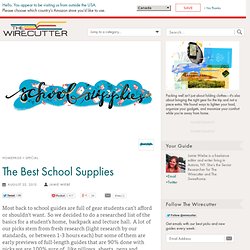 The Best School Supplies