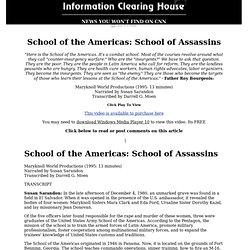 School of the Americas: School of Assassins