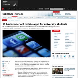 10 back-to-school mobile apps for university students