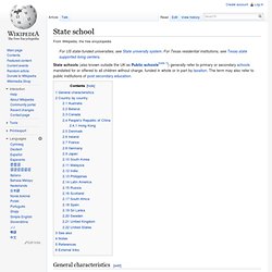 State school
