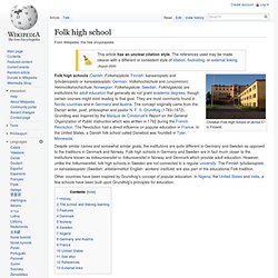 Folk high school