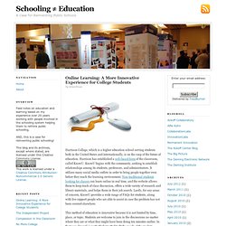 Schooling ≠ Education