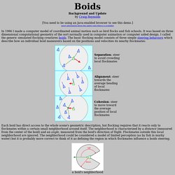 Boids (Flocks, Herds, and Schools: a Distributed Behavioral Model)