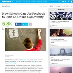 How Schools Can Use Facebook to Build an Online Community
