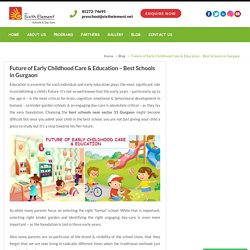Schools Near Sector 31 Gurgaon - Future of Early Childhoodcare