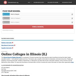 Online Schools in Illinois : IL Colleges, Universities, & Degree Programs