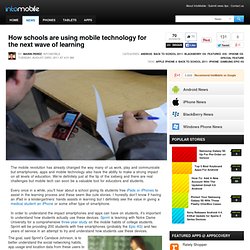 How schools are using mobile technology for the next wave of learning