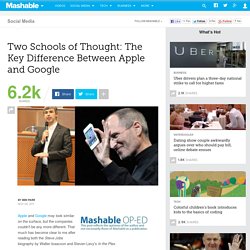 Two Schools of Thought: The Key Difference Between Apple and Google