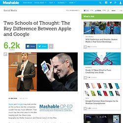 Two Schools of Thought: The Key Difference Between Apple and Google