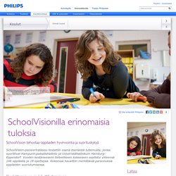 SchoolVision shows excellent results - Philips