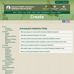 Schoolyard Habitats FAQs