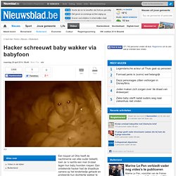 Hacker schreeuwt baby wakker via babyfoon