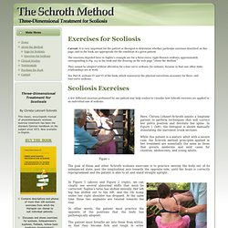 Schroth Method - Exercises for Scoliosis