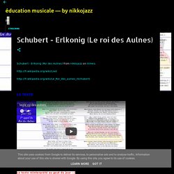Schubert - Erlkonig (Le roi des Aulnes)
