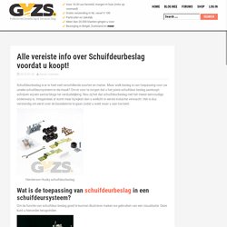 schuifdeurbeslag
