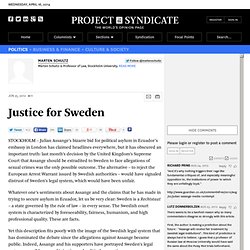 "Justice for Sweden" by Marten Schultz