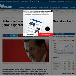 Schumacher et les dangers de la GoPro: il ne faut jamais ignorer les rumeurs