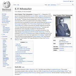 E. F. Schumacher