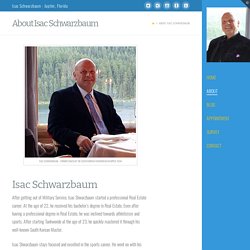 Isac Schwarzbaum - Jupiter, Florida