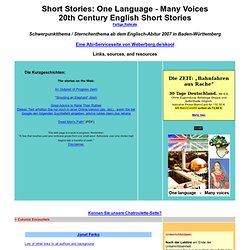 Abitur Schwerpunktthema: One Language - Many Voices