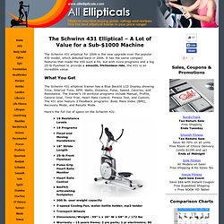Schwinn 431 Elliptical Trainer Review – A Solid, Quality Machine